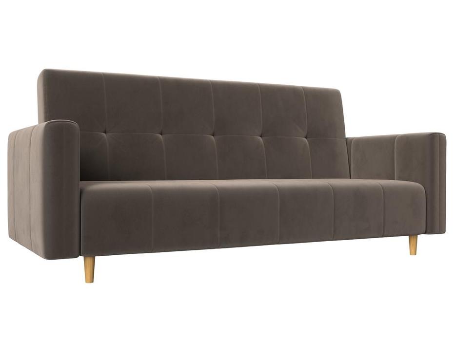 диван-кровать 3-х местный Вест Лига Диванов  [108714] коричневый
