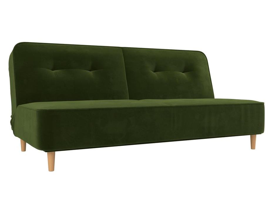 диван-кровать 3-х местный Портленд Лига Диванов  [108745] зелёный