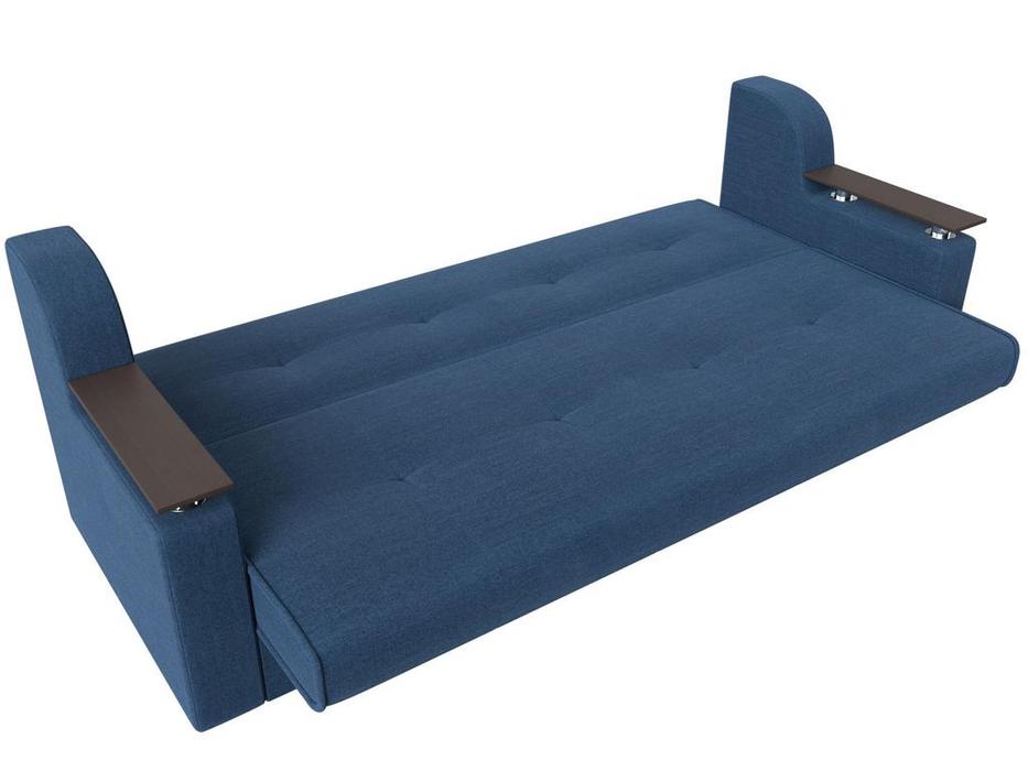 диван-кровать 3-х местный Сенатор Лига Диванов  [100630
100630
100630
100630
100630] синий