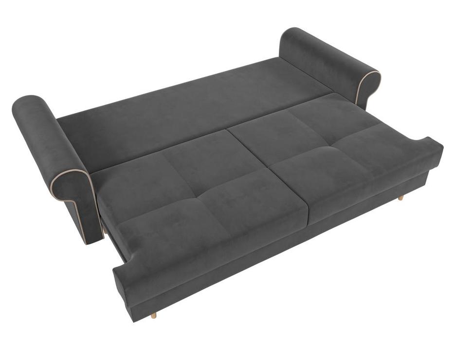 диван-кровать 3-х местный Сплин Лига Диванов  [101676] серый