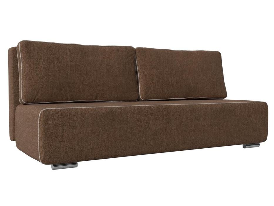 диван-кровать 3-х местный Уно Лига Диванов  [113259] коричневый