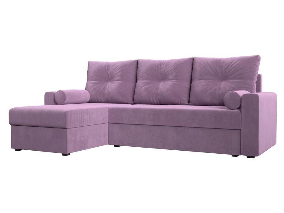 диван угловой  Верона лайт Лига Диванов  [114072] фиолетовый