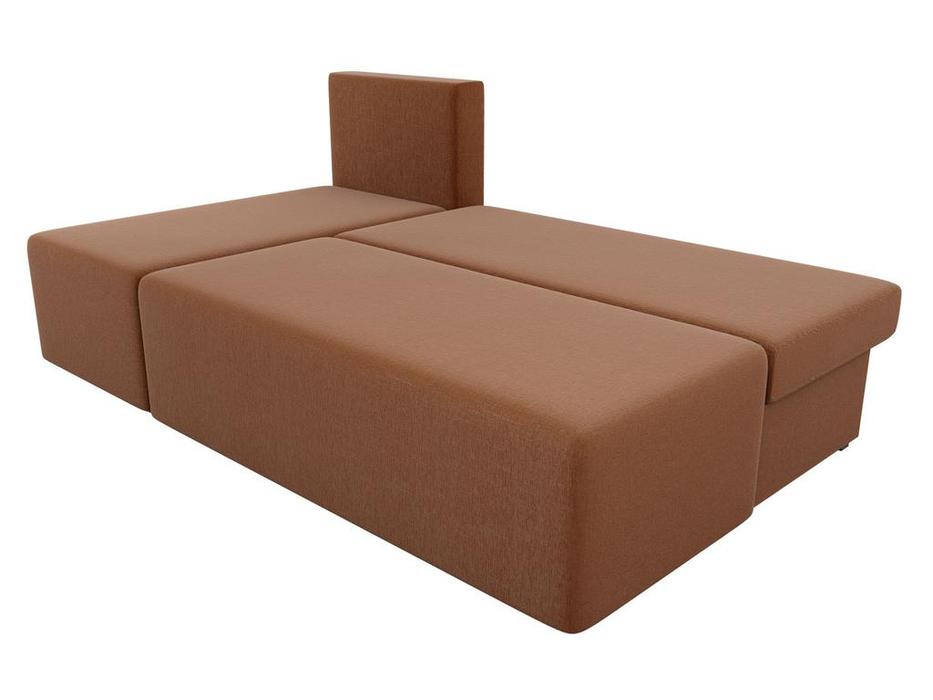 диван угловой левый Поло Лига Диванов  [100437L] коричневый