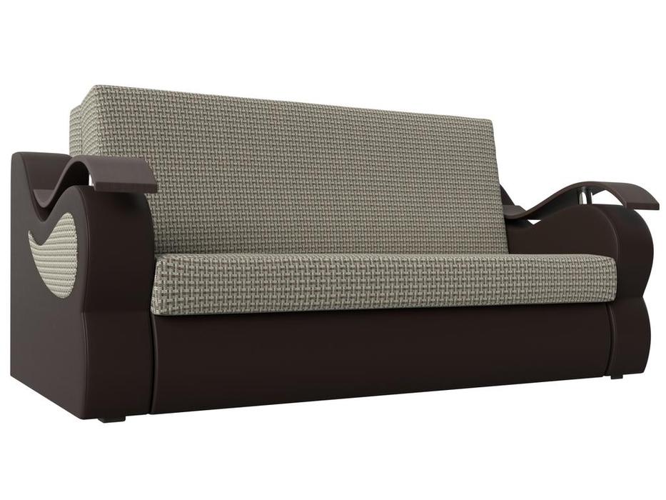 диван-кровать 2-х местный Меркурий 100 Лига Диванов  [100352] бежевый/коричневый