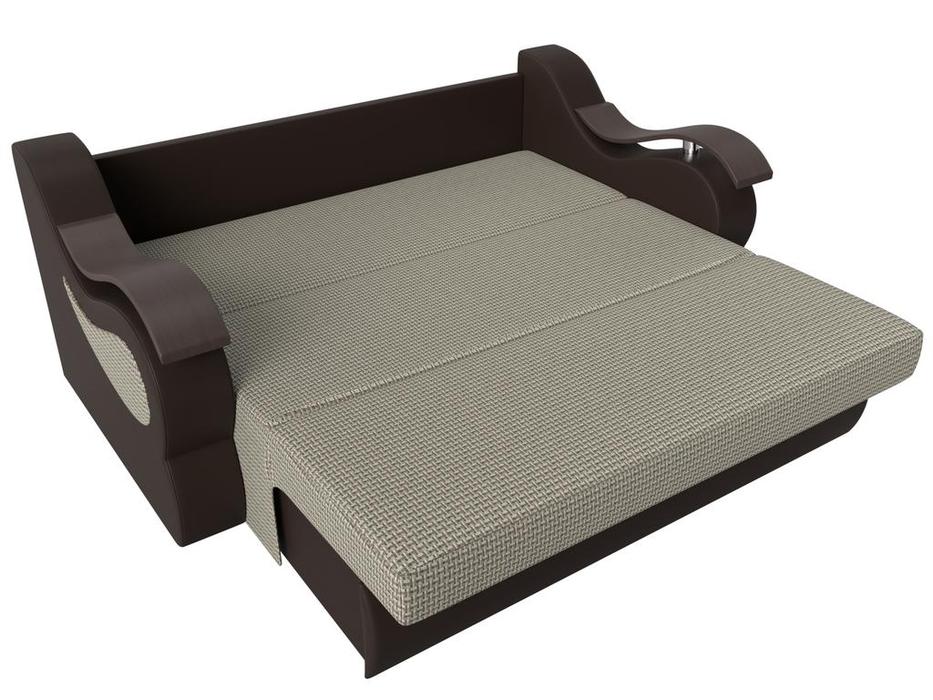 диван-кровать 2-х местный Меркурий 100 Лига Диванов  [100352] бежевый/коричневый