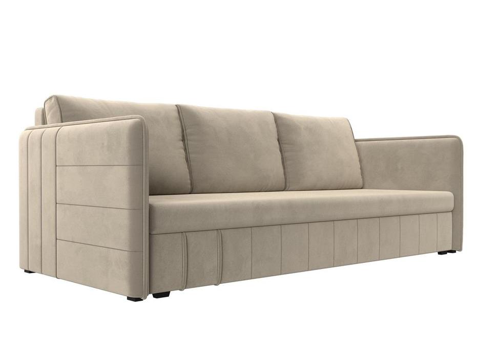 диван-кровать 3-х местный Слим Лига Диванов  [119808] серый