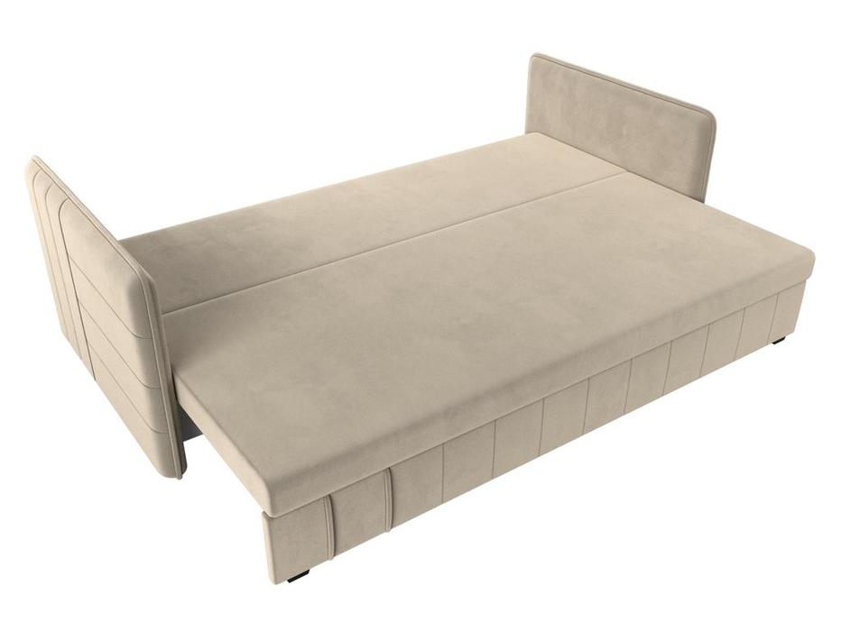 диван-кровать 3-х местный Слим Лига Диванов  [119808] серый