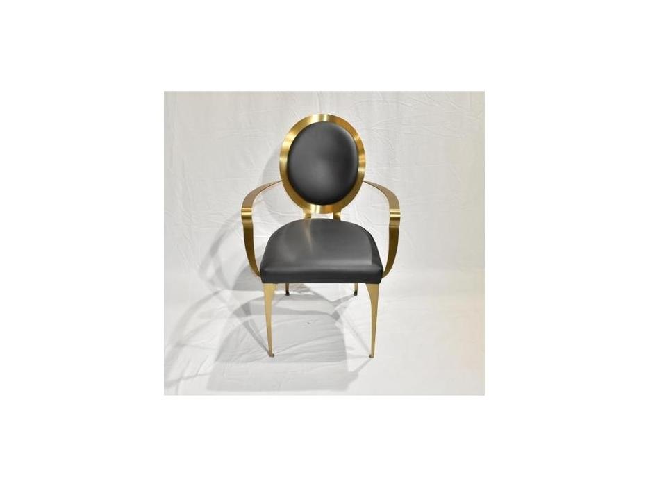 стул с подлокотниками  Dior STG  [1063] черный