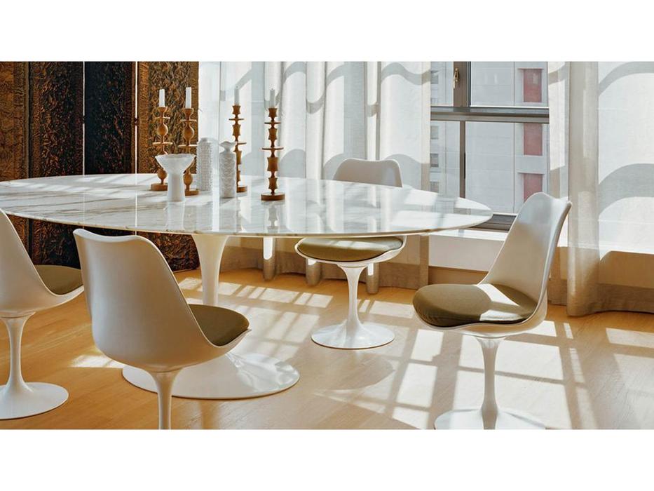 стол обеденный обеденный Marble Tulip Oval Marble STG  [9695] серый