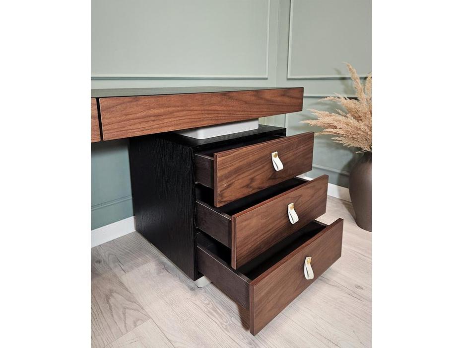 стол письменный с 5 ящиками Carson Walnut STG  [4550] коричневый