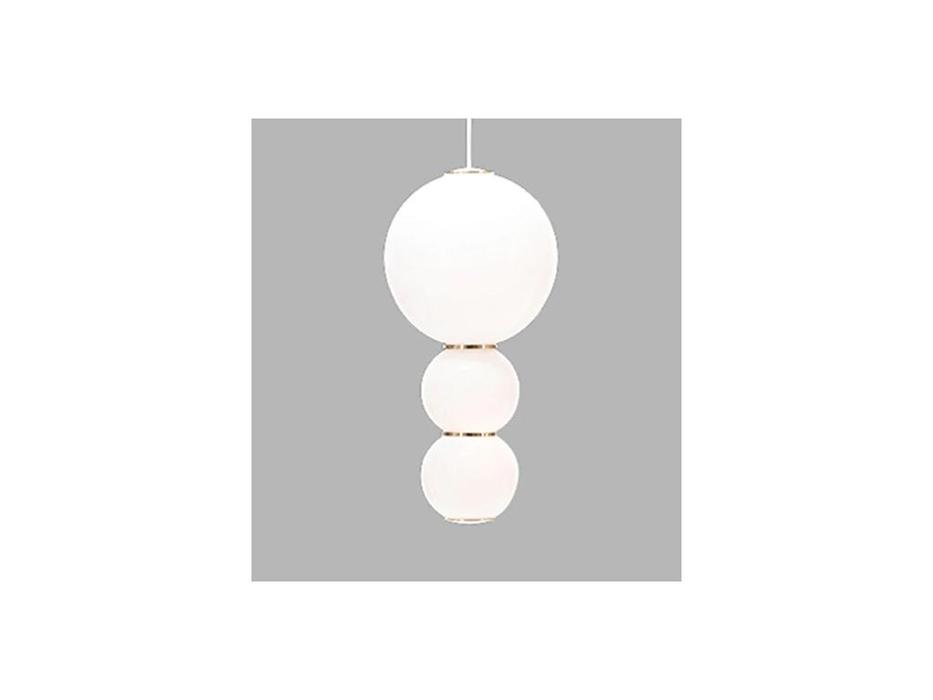 люстра подвесная  Pearls D STG  [17544] белый, золото