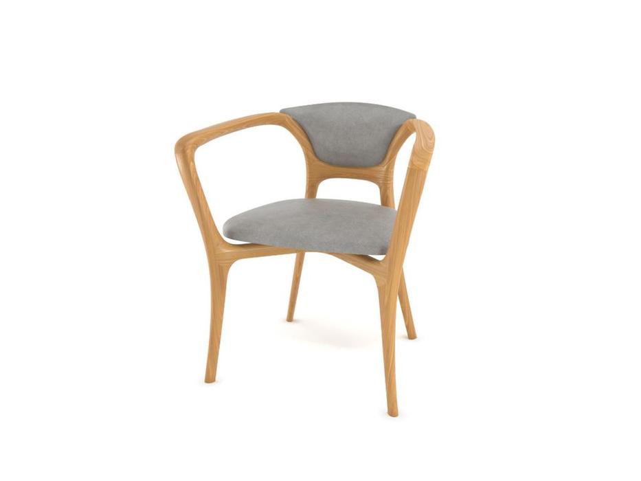стул с подлокотниками Andre Leda Artisans  дуб, ткань