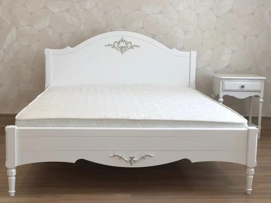 кровать двуспальная 140х200 Амелия МастМур  белый