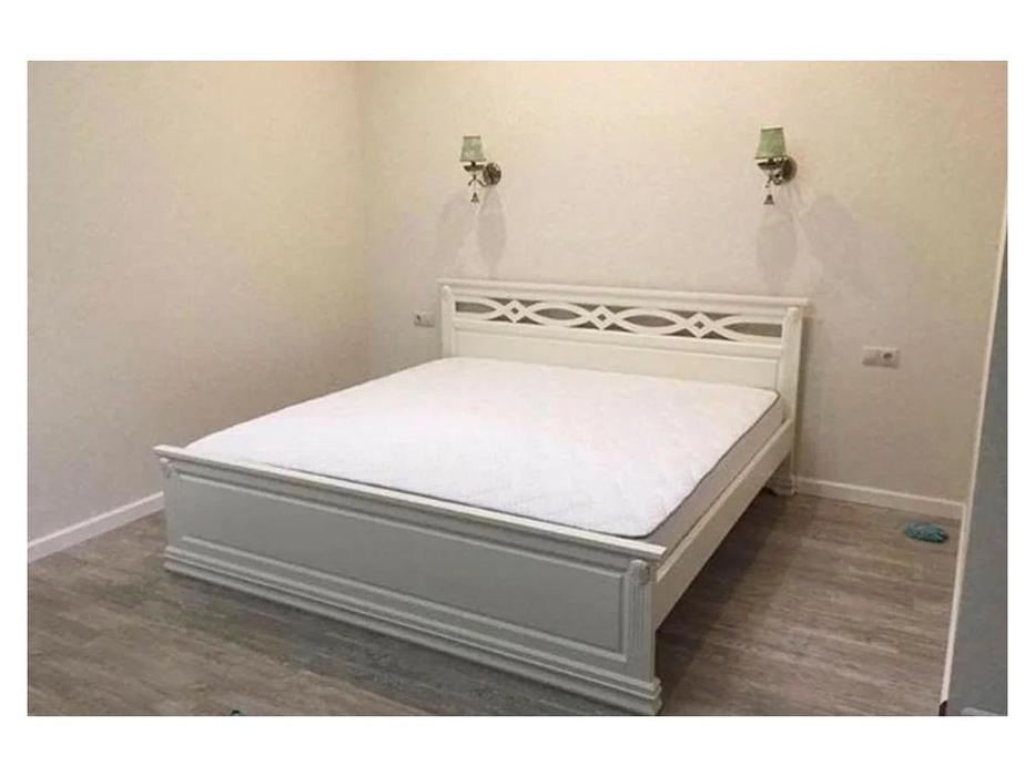 кровать двуспальная 180х200 Лирона МастМур  ваниль