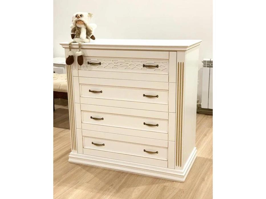 комод 4 ящика Верона МастМур  ваниль