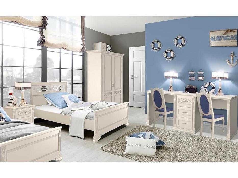 шкаф 2-х дверный 2 дв Верона МастМур  ваниль