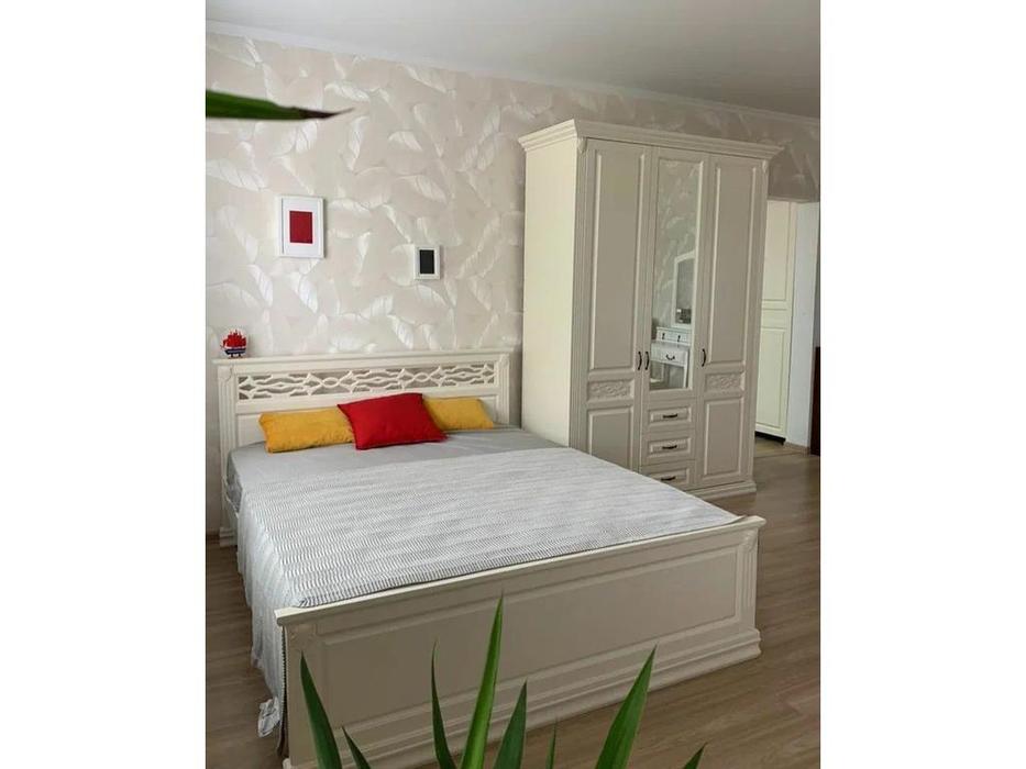 кровать односпальная 120х200 Верона МастМур  ваниль