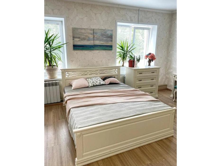 кровать двуспальная 140х200 Верона МастМур  ваниль