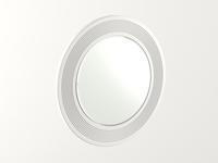 зеркало настенное для комода Глория-2 МастМур  белый