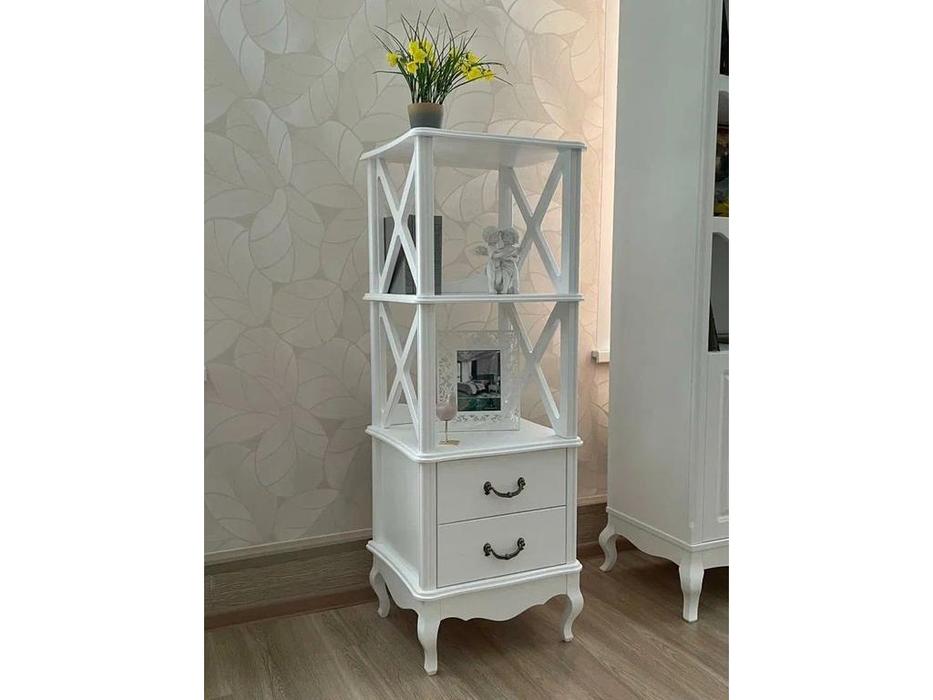 стеллаж 2 полки Авиньон МастМур  белый