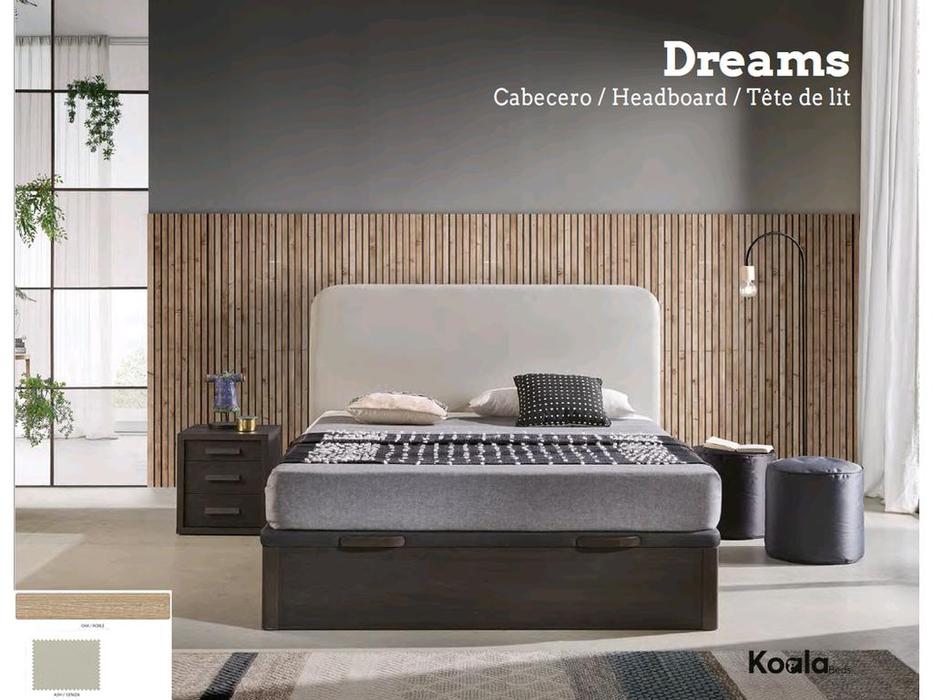 кровать двуспальная 160х200  с подъемным механизмом Koala Finamar  [Dreams Drawer] roble