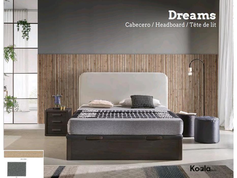 кровать двуспальная 160х200  с подъемным механизмом Koala Finamar  [Dreams Drawer] roble