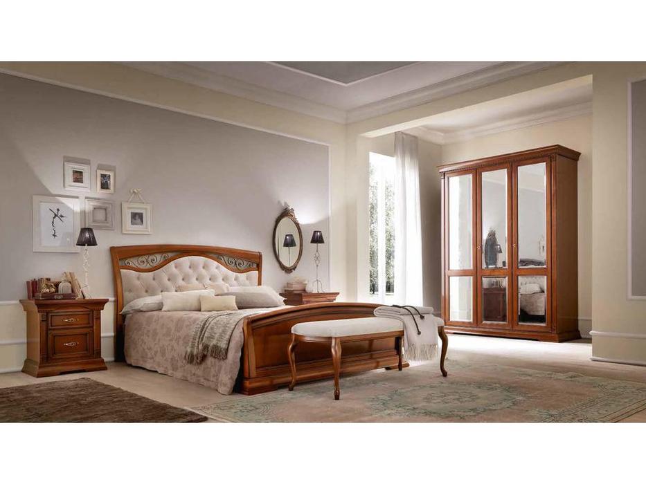 кровать двуспальная 160х200 Palazzo Ducale Pramo  [71CI64LT] вишня