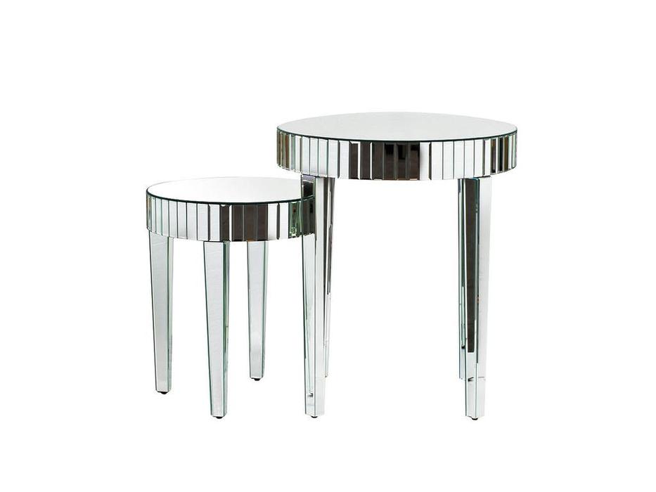стол кофейный из 2 столов GD Garda Decor  [KF-13163] зеркальный