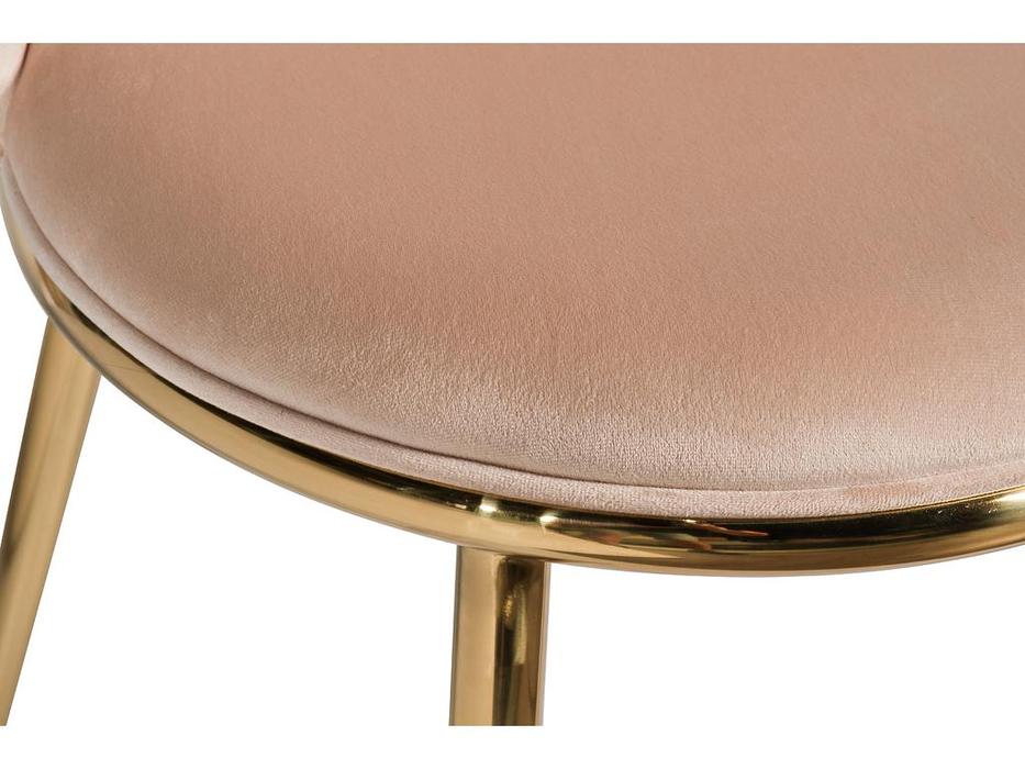 стул со спинкой GD Garda Decor  [76AR-24GOLD] розовый