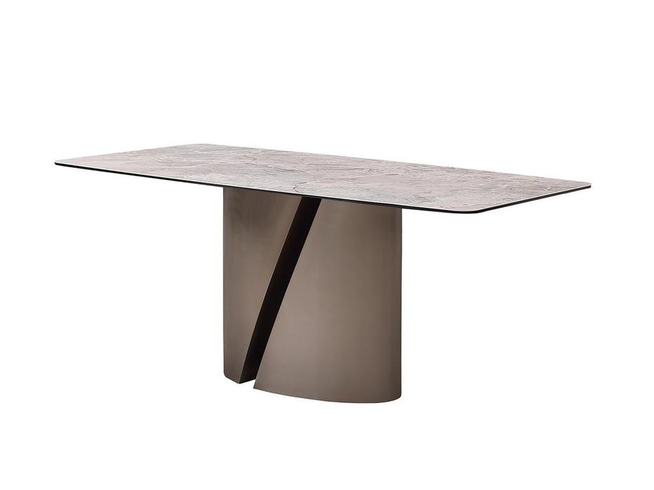стол обеденный керамический нераскладной  Garda Decor  [57EL-94100] серый