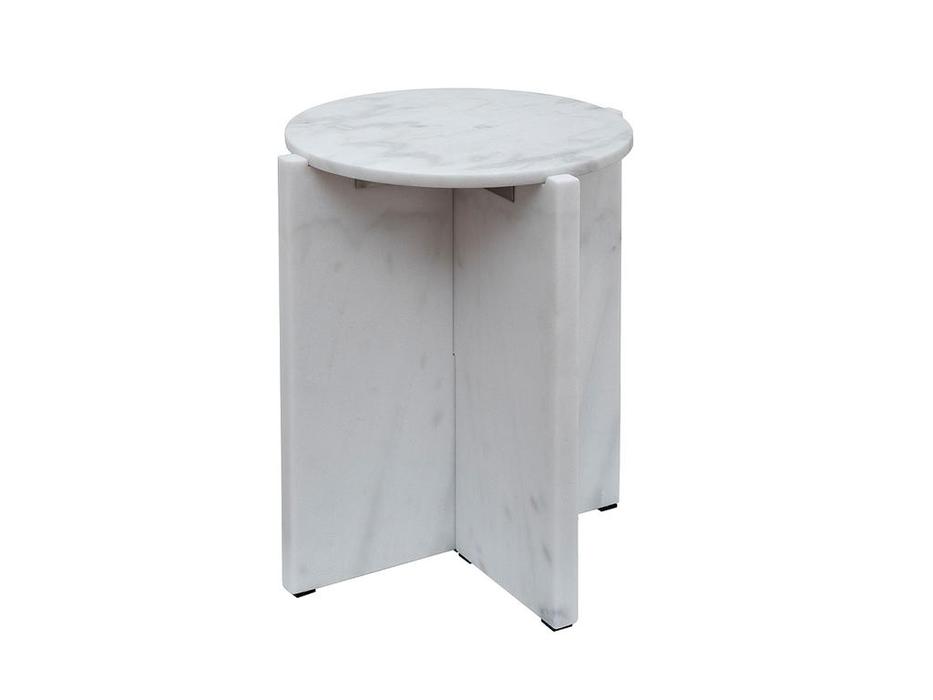 стол журнальный мрамор  Garda Decor  [46AS-5718] белый