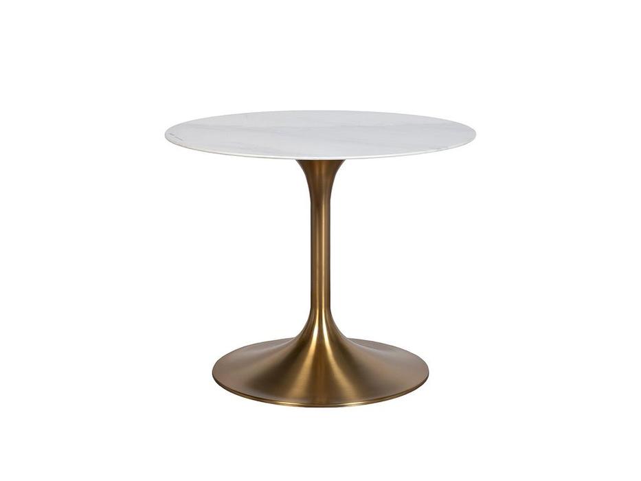 стол обеденный   Garda Decor  [GY-80168] белый с золотом