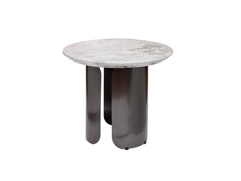 стол журнальный природный мрамор  Garda Decor  [57EL-79702] серый
