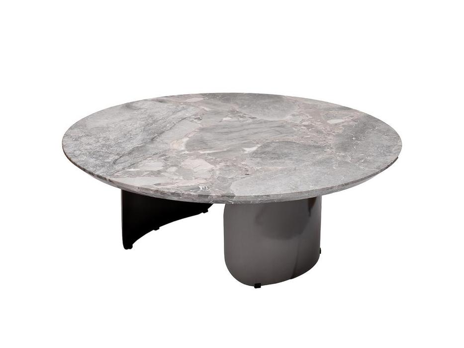 стол журнальный природный мрамор  Garda Decor  [57EL-79701] серый