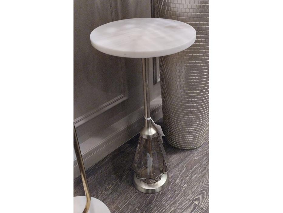 стол журнальный круглый LUSTER: Garda Decor [69-22446] (белый)