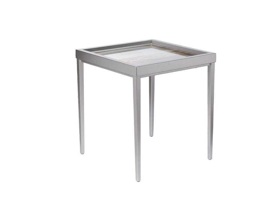 стол журнальный квадратный Mirage Garda Decor  [ART-4514ET-STOL/ZH] серый