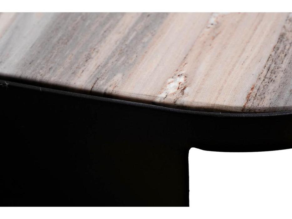 стол журнальный искусственный мрамор GD Garda Decor  [76AR-3174-STOL/ZH] песочный