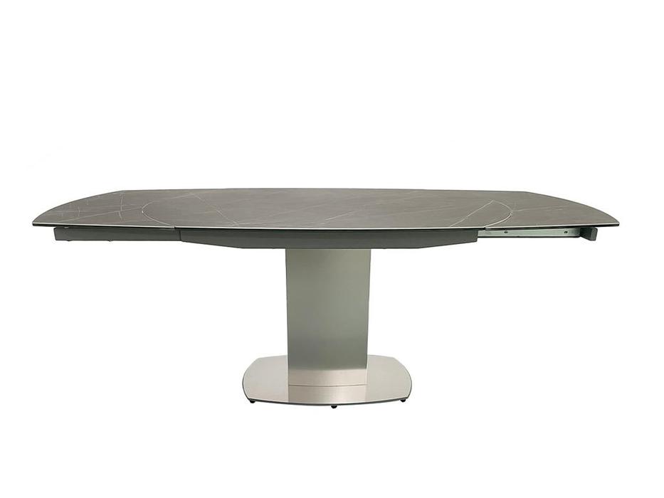 стол обеденный раскладной керамический GD Garda Decor  [83MC-STOL-653 SER] серый