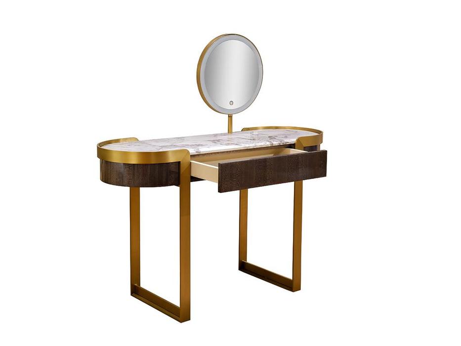 стол туалетный с зеркалом Sevilla Garda Decor  [58DB-CST20050] орех