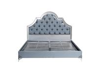 кровать двуспальная мягкая 180х200 GD Garda Decor  [KFC1096] голубой
