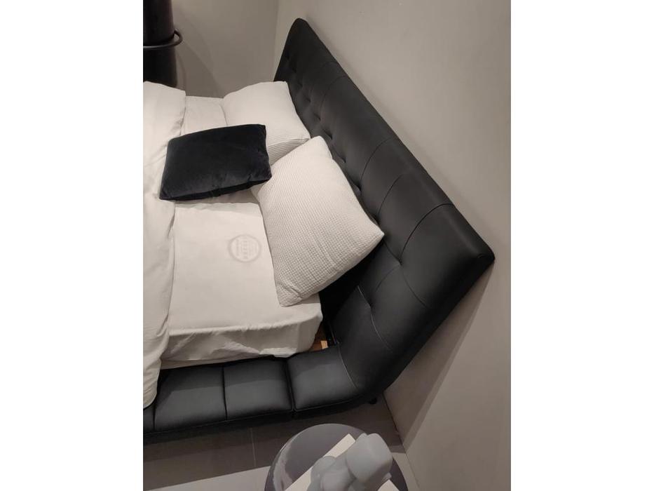 кровать двуспальная  Onda STG  [4140] черный, белый