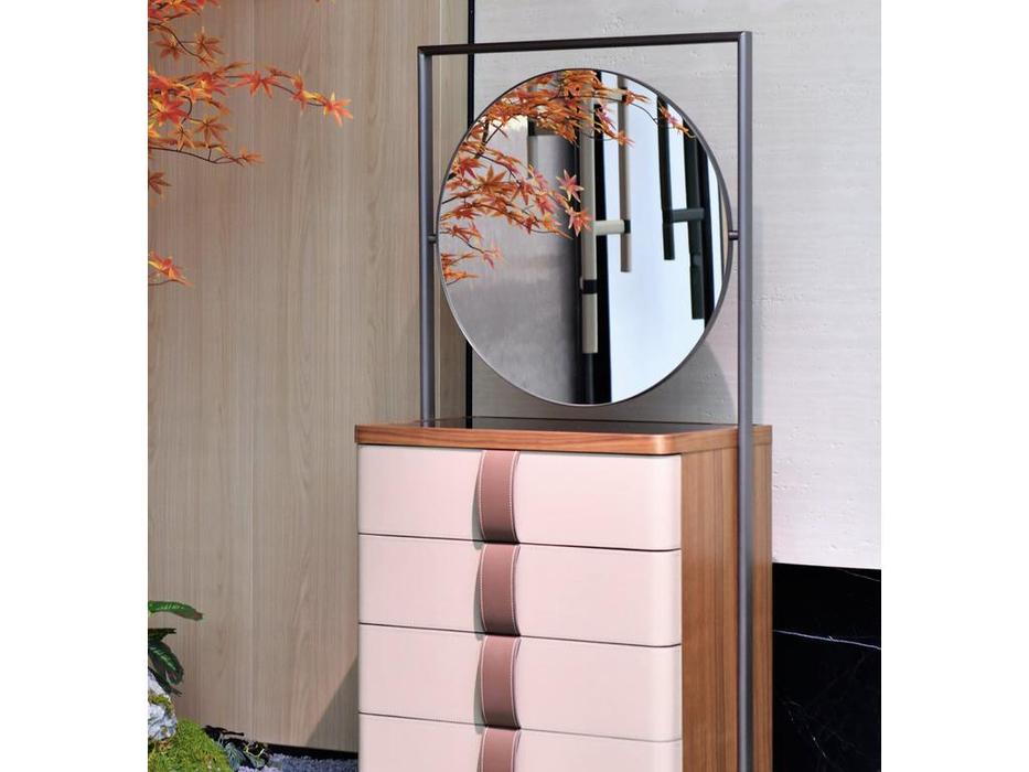 комод с 6 ящиками и зеркалом Yang Chest of Drawers STG  [4542] бежевый