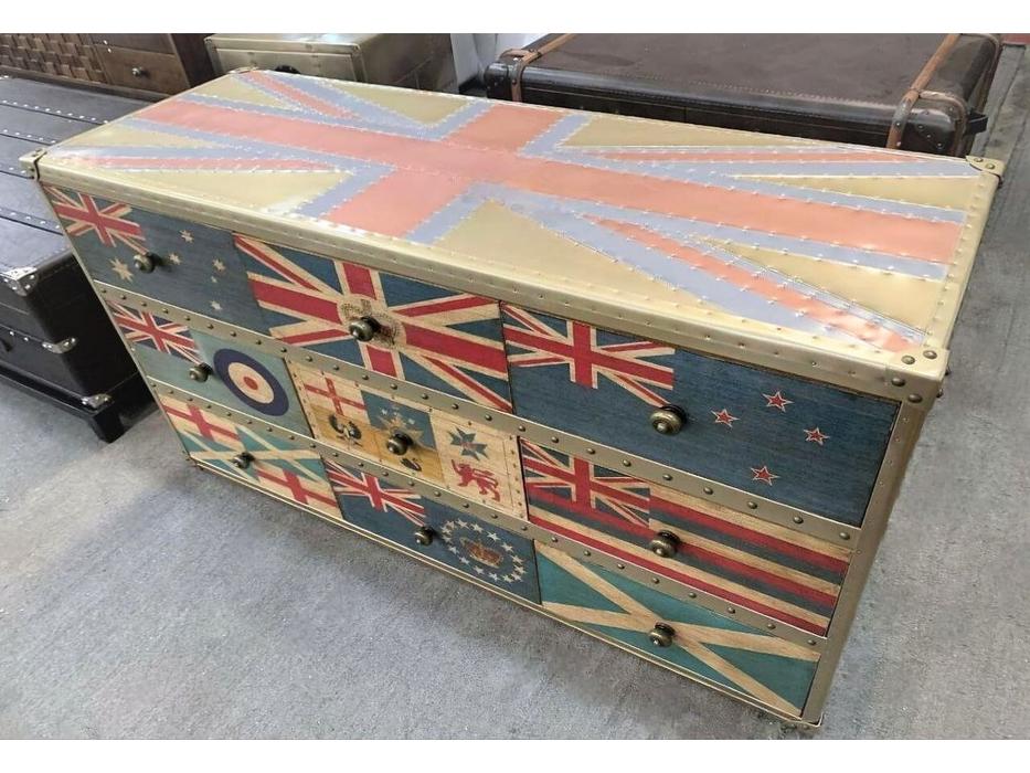 комод с ящиками Union Jack Sirius Jet STG  [4300] мультиколор