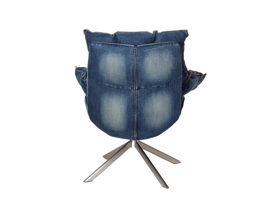 кресло вращающееся вращающееся Husk Jeans STG  [9271] синий