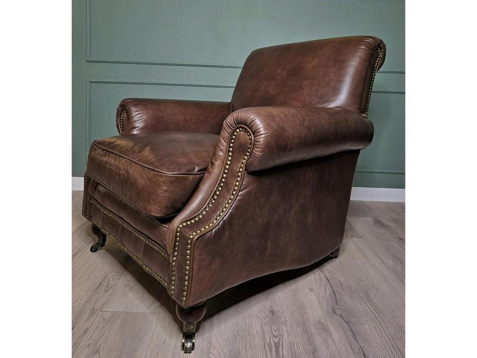 кресло на колесиках RS020 STG  [9607] коричневый