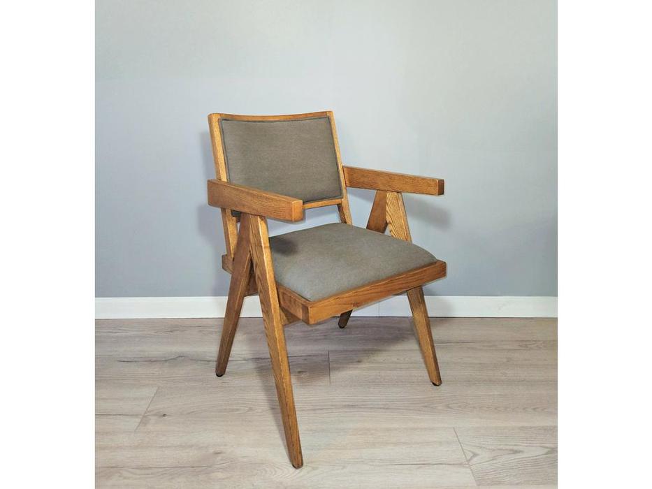 кресло  Aristide Canvas Armchair STG  [4207] серый