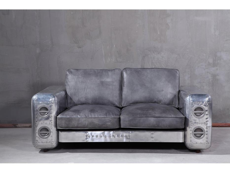диван 2 местный "Phoenix RS030-2" STG [9507] (серебро)