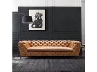 диван 3-х местный  Chesterfield Baroque Vintage Leather 3 Seater STG  [4130] коричневый