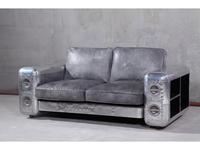 диван 2 местный "Phoenix RS030-2" STG [9507] (серебро)