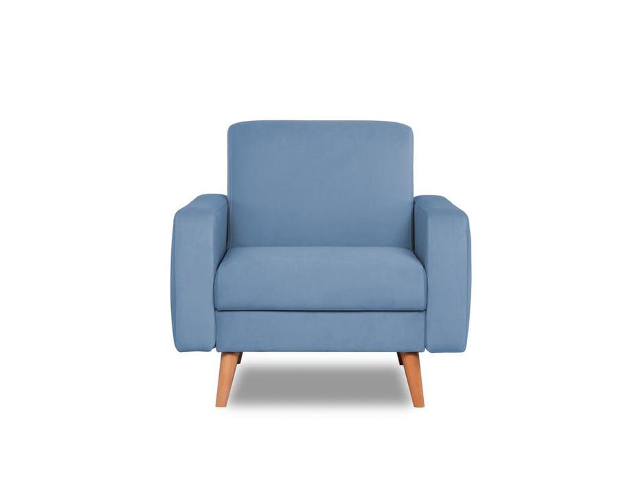 кресло-кровать  Verden Finsoffa  серо-голубой